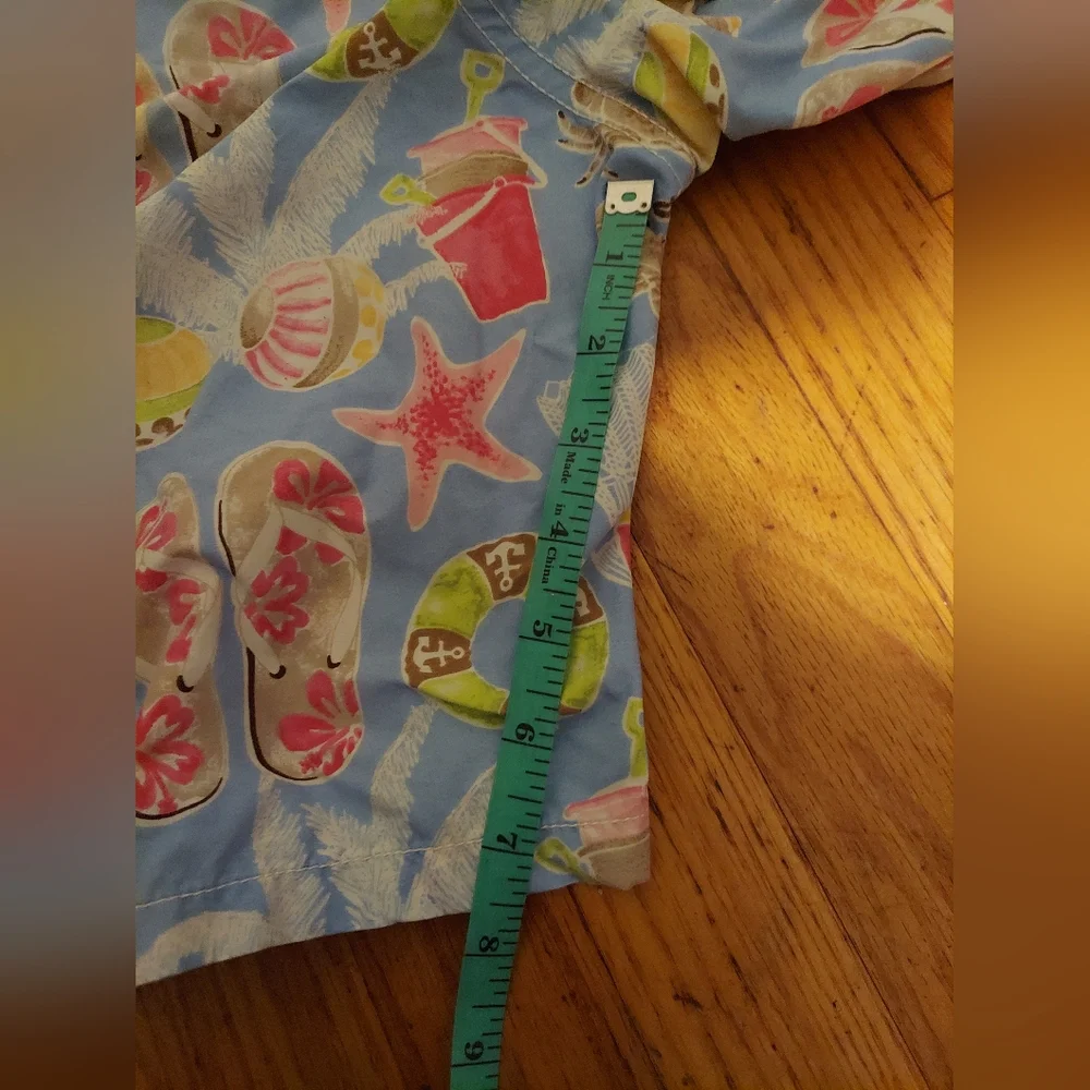 Vilebrequin Swim Trunks Board Shorts Blue Size XXXL Starfish Beach Crabs Coastal - Picture 12 of 12